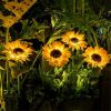 Solar Lights |   Wholesale Led Solar Sunflower Lights Ip65 Waterproof Outdoor Landscape Lamp For Courtyard/villa/garden Decor three heads LED Lighting Solar Lights