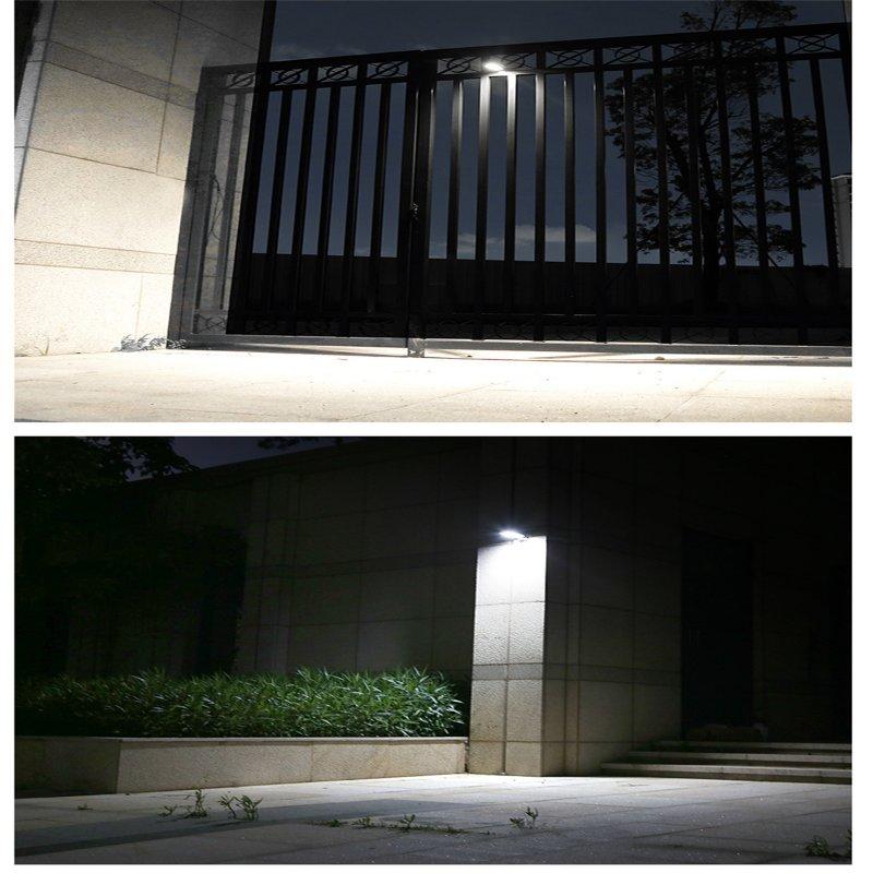 Solar Lights |   Wholesale Led Solar Wall Lamp Ip65 Waterproof Human Body Induction Outdoor Street Lights For Garden Street Balcony Decor black shell white light LED Lighting Black Shell - White Light