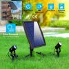 Solar Lights |   Wholesale Led Twin Solar Spot Lights 1000lm Ip65 Waterproof Super Bright Automatic On Off Landscape Lighting Lamp Spotlight – double head LED Lighting Solar Lights