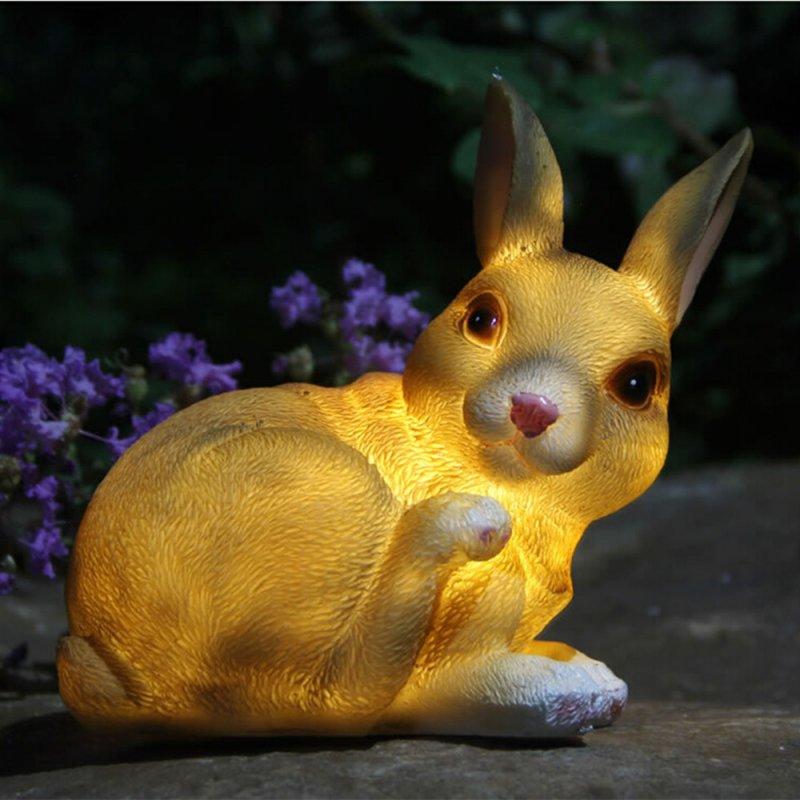 Solar Lights |   Wholesale LED Waterproof Rabbit Shape Solar Powered Lamp Landscape Ornament  17x14x10cm LED Lighting 17x14x10cm