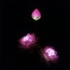 Solar Lights |   Wholesale LED Waterproof Solar Power Lamp Lotus Flower Shape Lawn Lamps Night Light for Outdoor Garden Yard Decor 3 lotus white LED Lighting 3 lotus white