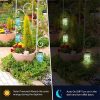 Solar Lights |   Wholesale Mosaic Solar Lanterns Outdoor Hanging Lights Solar Table Lamps Cool Color Mosaic Glass Lights For Garden Pathway Cylindrical blue LED Lighting Cylindrical blue