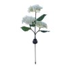 Solar Lights |   Wholesale Outdoor Garden Solar LED Lights 3-Head Hydrangea Rose Flower Waterproof Stake Lights For Pathway Garden Backyard Lawn Decor blue LED Lighting Blue