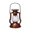 Solar Lights |   Wholesale Outdoor Led Solar Lamp Retro Creative Kerosene Lamp Hanging Emergency Light for Picnic Copper Color LED Lighting Copper color