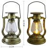 Solar Lights |   Wholesale Outdoor Led Solar Lamp Retro Creative Kerosene Lamp Hanging Emergency Light for Picnic Copper Color LED Lighting Copper color