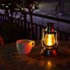 Solar Lights |   Wholesale Outdoor Led Solar Lamp Retro Creative Kerosene Lamp Hanging Emergency Light for Picnic Copper Color LED Lighting Copper color