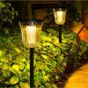 Solar Lights |   Wholesale Outdoor LED Solar Light Ip65 Waterproof 2 Lighting Modes 200LM Ultra Bright Stake Lights For Garden Yard Lawn Backyard Porch Decor White light + warm light LED Lighting Solar Lights