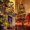 Solar Lights |   Wholesale Outdoor Led Solar String Lights Waterproof 8 Modes Lamp For Room Garden Terrace Christmas Tree Decor yellow 12 meters 100 lights LED Lighting Solar Lights