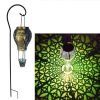 Solar Lights |   Wholesale Outdoor Solar Led Garden Lamp Hollow Hot Air Balloon Lanterns Landscape Buried Lamps Golden LED Lighting [golden]