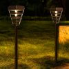 Solar Lights |   Wholesale Outdoor Solar Light With 7.3V 2200mA Battery 3000K IP65 Waterproof Super Bright Lawn Lamp For Yard Patio Garden Pathway Porch Decor warm light LED Lighting Solar Lights