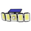 Solar Lights |   Wholesale Outdoor Solar Lights 300led Motion Sensor 5 Heads LED Flood Lights with RC Waterproof Solar Security Lights B 06 LED Lighting B + 06