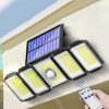 Solar Lights |   Wholesale Outdoor Solar Lights 300led Motion Sensor 5 Heads LED Flood Lights with RC Waterproof Solar Security Lights B 06 LED Lighting B + 06