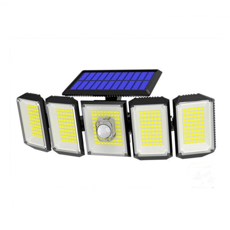 Solar Lights |   Wholesale Outdoor Solar Lights, 5 Adjustable Heads 300 LED Motion Sensor Lights Cordless, Wide Lighting Coverage Powerful Spotlight, IP65 Waterproof, For Patio Yard Garden 5 heads with remote LED Lighting 5 heads with remote