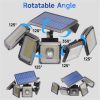 Solar Lights |   Wholesale Outdoor Solar Lights, 5 Adjustable Heads 300 LED Motion Sensor Lights Cordless, Wide Lighting Coverage Powerful Spotlight, IP65 Waterproof, For Patio Yard Garden 5 heads with remote LED Lighting 5 heads with remote