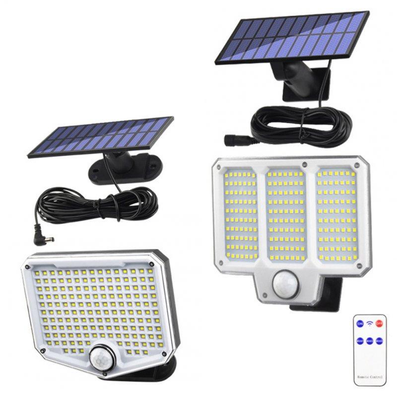 Solar Lights |   Wholesale Outdoor Solar Lights With 1200mAh Battery 3 Lighting Modes IP65 Waterproof Sensitive PIR CDS Sensors Fast Charging Motion Sensor Wall Lamp 108LED with remote control LED Lighting 108LED with remote control