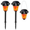 Solar Lights |   Wholesale Outdoor Solar Torch Lights Waterproof Garden Patio Flickering Dancing Flame Lamp with 12 LED Bulbs 4 Packs LED Lighting Flame lamp 4 pack