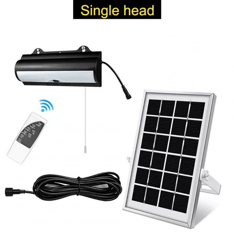 Solar Lights |   Wholesale Outdoor Wall Sconce, Solar Lights Outdoor With 4 Modes, 35 LED Beads, 800 Lumens, Remote Control, IP65 Waterproof LED Lights For Home, Garden, Porch One to One warm light LED Lighting Solar Lights