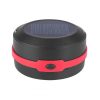 Solar Lights |   Wholesale Solar Camping Light Built-in Solar Panel 3 Brightness Levels Mini Folding Retractable Flashlight Tent Lights Red LED Lighting Red