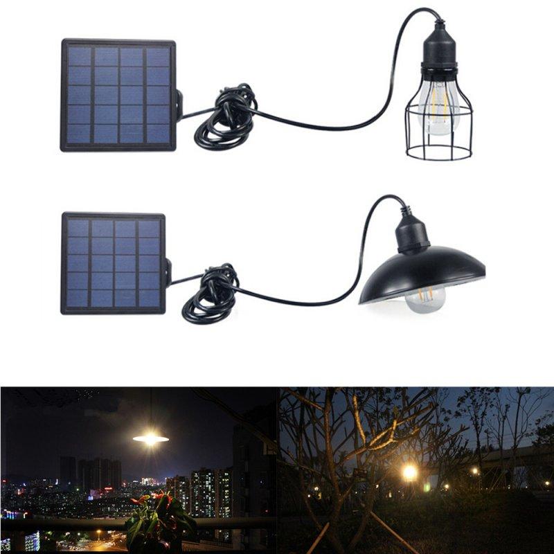 Solar Lights |   Wholesale Solar Ceiling Lamp Outdoor Landscape Garden Lighting Decoration E27 Bulb Warm white light (including light source)_Lamp cover LED Lighting Solar Lights