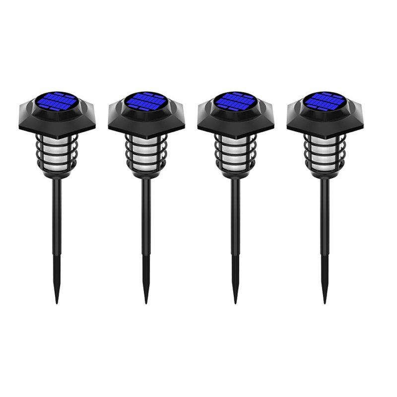 Solar Lights |   Wholesale Solar Dynaming Flame Lights Outdoor Waterproof Flickering Flame Torch Light Landscape Lamp 48led 4 Pack LED Lighting 48LED 4 pack