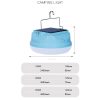 Solar Lights |   Wholesale Solar Emergency Light Rechargeable Light Bulb Portable Emergency Bulbs Hanging Tent Light LED Lantern 3600MAH Waterproof Light For Outdoor Camping Tent blue LED Lighting Solar Lights