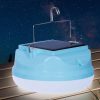 Solar Lights |   Wholesale Solar Emergency Light Rechargeable Light Bulb Portable Emergency Bulbs Hanging Tent Light LED Lantern 3600MAH Waterproof Light For Outdoor Camping Tent blue LED Lighting Solar Lights