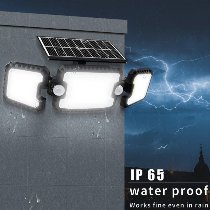 Solar Lights |   Wholesale Solar Floodlight Double-head Induction PIR Motion Sensor Waterproof Wall Lamp For Outdoor Garden Courtyard single pack LED Lighting Single pack