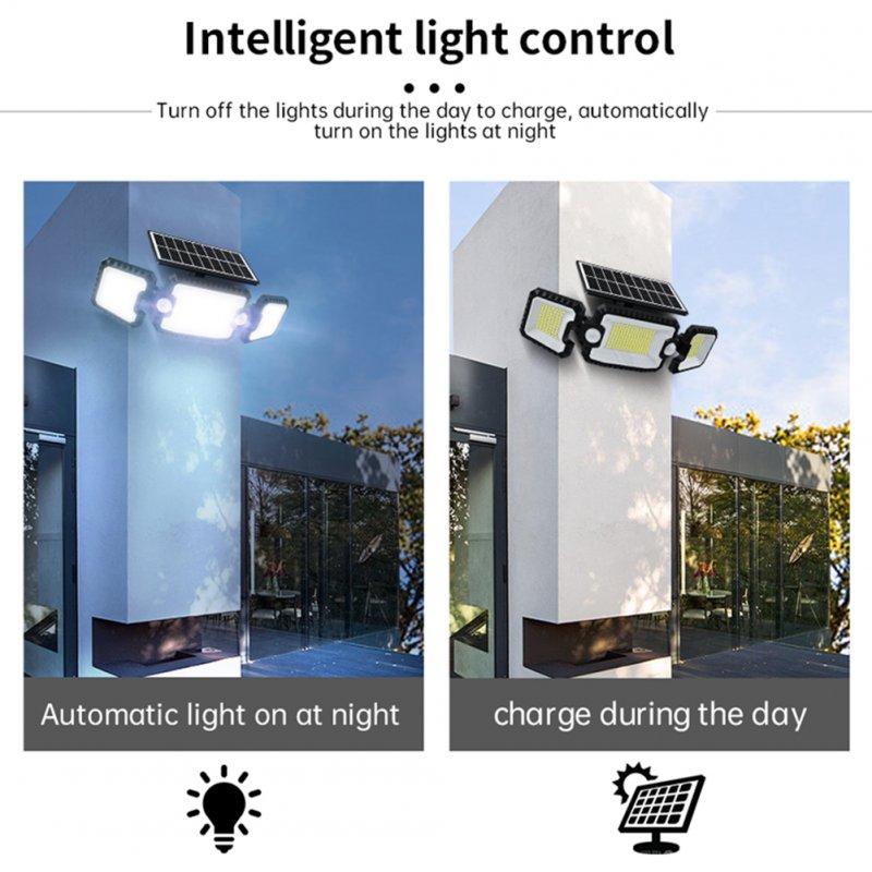 Solar Lights |   Wholesale Solar Floodlight Double-head Induction PIR Motion Sensor Waterproof Wall Lamp For Outdoor Garden Courtyard single pack LED Lighting Single pack