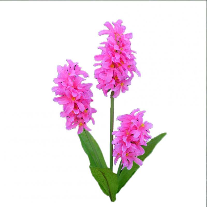 Solar Lights |   Wholesale Solar Flower Lights, Waterproof Hyacinth Garden Light, Outdoor Decorative 3 LED Lamp for Lawn Patio Pathway Driveway Landscape Lighting Pink LED Lighting Pink