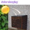 Solar Lights |   Wholesale Solar Hollow Wall Lamp Garden Decoration Waterproof Outdoor Landscape Lamp For Garden Patio Yard 2-Pack warm light LED Lighting Solar Lights