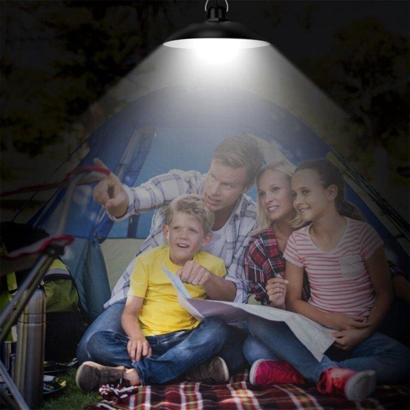 Solar Lights |   Wholesale Solar Led Pendant Light 3-level Brightness 3/5/8-hour Time Setting Double Head Lamp Warm White LED Lighting Double warm