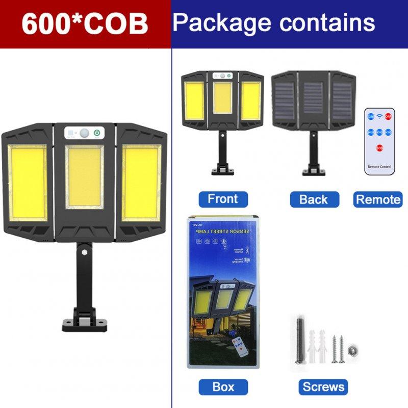 Solar Lights |   Wholesale Solar Led Street Light 3 Modes Outdoor Folding Adjustable Motion Sensor Remote Control Garden Light V97-264 33COB remote control LED Lighting Solar Lights