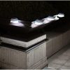 Solar Lights |   Wholesale Solar Lights Outdoor LED Bright Lamp Waterproof Wall Light for Garden Decoration warm light_White shell LED Lighting Solar Lights