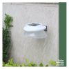 Solar Lights |   Wholesale Solar Lights Outdoor LED Bright Lamp Waterproof Wall Light for Garden Decoration warm light_White shell LED Lighting Solar Lights