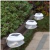 Solar Lights |   Wholesale Solar Lights Outdoor LED Bright Lamp Waterproof Wall Light for Garden Decoration warm light_White shell LED Lighting Solar Lights