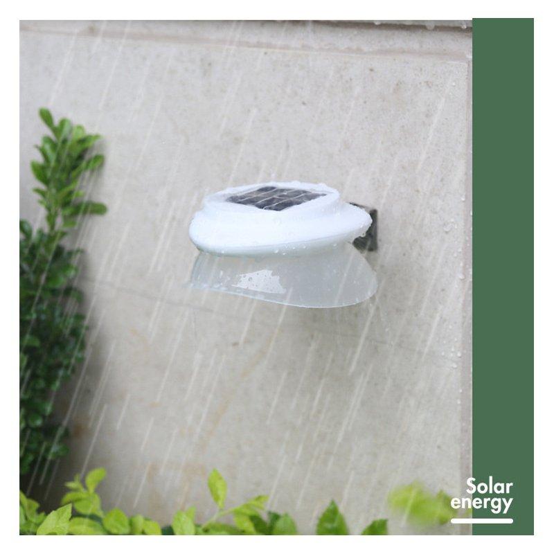 Solar Lights |   Wholesale Solar Lights Outdoor LED Bright Lamp Waterproof Wall Light for Garden Decoration White light_White shell LED Lighting Solar Lights