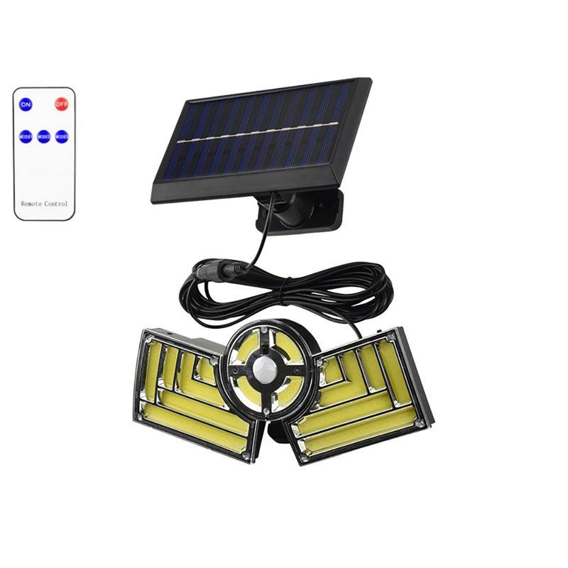 Solar Lights |   Wholesale Solar Lights Outdoor Waterproof Motion Sensor Solar Powered Wall Lights For Patio Garage Backyard Porch Yard 120COB rectangular LED Lighting 120COB rectangular