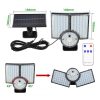 Solar Lights |   Wholesale Solar Lights Outdoor Waterproof Motion Sensor Solar Powered Wall Lights For Patio Garage Backyard Porch Yard 120COB rectangular LED Lighting 120COB rectangular