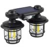 Solar Lights |   Wholesale Solar Outdoor Lights 192COB Solar Powered Lights Waterproof Landscape Security Lamps For Yard Garden Driveway Pathway split square LED Lighting Solar Lights