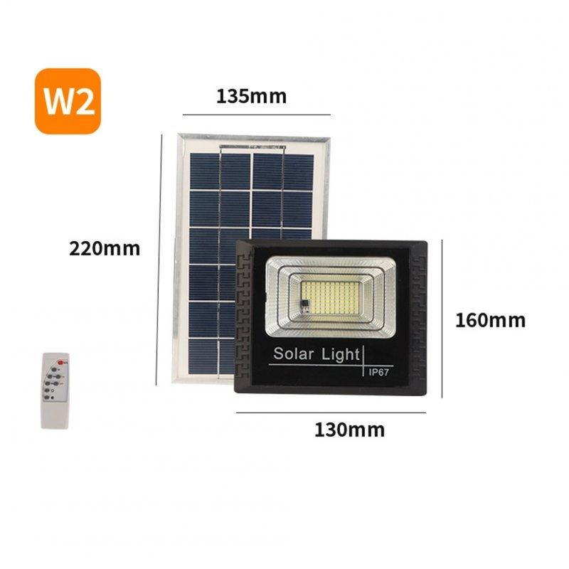 Solar Lights |   Wholesale Solar Panel Light Long Lasting Solar Battery Lamp Waterproof High Brightness Remote Control Garden Outdoor Energy Saving Light W2 LED Lighting Solar Lights