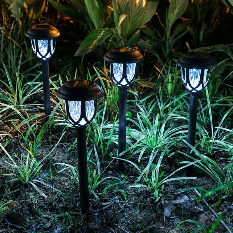 Solar Lights |   Wholesale Solar Pathway Lights Outdoor 10 Pack Waterproof Auto On/Off Outdoor Solar Lights For Yard Landscape Path Lawn Patio Walkway Brown – white light LED Lighting Brown - white light