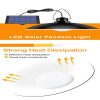 Solar Lights |   Wholesale Solar Power Pendant Lights Outdoor Waterproof Energy Saving Yard Garden Garage Decoration Lamp Four heads LED Lighting Four heads