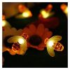 Solar Lights |   Wholesale Solar Powered Cute Honey Bee Shape Led String Fairy Light for Outdoor Garden Wedding Festival Decor Little bee 5 meters 50 lights solar energy (warm white) LED Lighting Little bee 5 meters 50 lights solar energy (warm white)