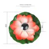 Solar Lights |   Wholesale Solar Powered LED Flower Light Lotus Shape Floating Pond Garden Pool Lamp white LED Lighting Solar Lights