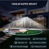 Solar Lights |   Wholesale Solar Security Lights 3 Heads Adjustable Ip65 Waterproof 90000lm High Brightness Motion Sensor Flood Light black LED Lighting Black