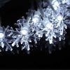 Solar Lights |   Wholesale Solar String Lights,20 LED 15 Feet Snowflake Solar Powered String Lights  Warm White LED Lighting Solar Lights