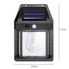 Solar Lights |   Wholesale Solar Wall Lantern Waterproof Exterior Lighting With Motion Sensor Waterproof Exterior Lighting Wireless Dusk To Dawn Porch Lights For Entryway Garden Dk888 (800mA) LED Lighting Solar Lights