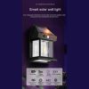 Solar Lights |   Wholesale Solar Wall Lantern Waterproof Exterior Lighting With Motion Sensor Waterproof Exterior Lighting Wireless Dusk To Dawn Porch Lights For Entryway Garden Dk888 (800mA) LED Lighting Solar Lights