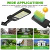 Solar Lights |   Wholesale Solar Wall Light 3 Modes Waterproof Super Bright Remote Control Built In Pir Motion Sensor 150led Lamp COB remote control LED Lighting COB remote control