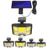 Solar Lights |   Wholesale Solar Wall Light With Remote Control 192LED/192COB Motion Sensor Outdoor Waterproof Split Solar Flood Lights For Garden Patio Yard Garage 96COB integrated LED Lighting 96COB integrated